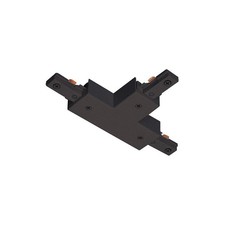 JUNO LIGHTING R25 BL T-Connector,Black,4 1/8in 45DN23