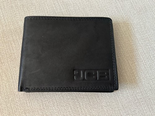 JCB Leder Geldbörse schwarz - Echtleder - Bild 3 von 11