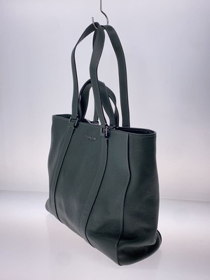 Coach tote bag Hudson double handle leather Green Used | eBay