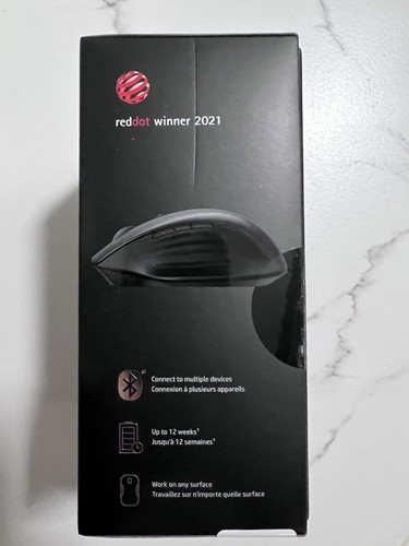 HP 935 Creator Wireless Mouse Black, 7 Programmable Buttons - Ergonomic Grip - Photo 3/6