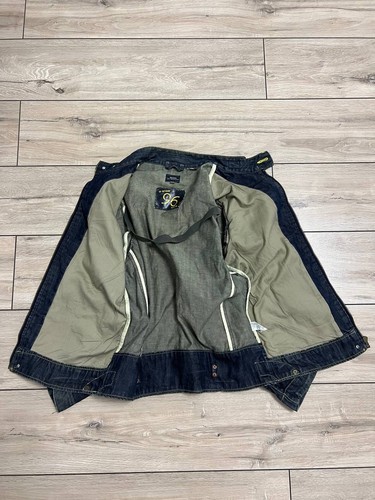 Giacca Uomo G-Star Raw Vintage Elwood 96 Denim Zip Tracker Biker Tg L - Foto 10 di 15