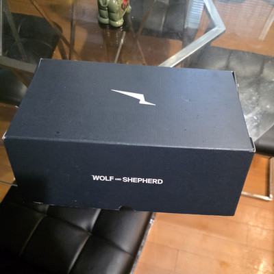 Brand New WOLF & SHEPHERD Men's ''Crossover Victory Trainer'' Sneakers Black/White