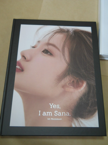 TWICE Yes I am Sana 1st Photobook White Black Postcard Photocards Full set VG - Picture 13 of 21