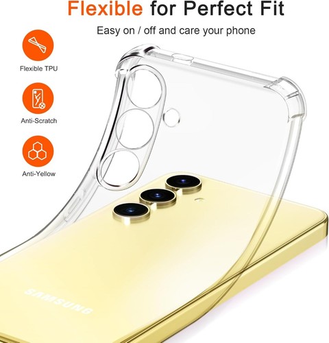 Clear Case For Samsung A17 / S25 FE / S25 Ultra / A26 5G Shockproof Phone Cover - Picture 8 of 12