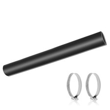 Gasoline Fuel Filler Neck Hose with 2 Clamps, Reinforced Gas tank 1 1/2" ID