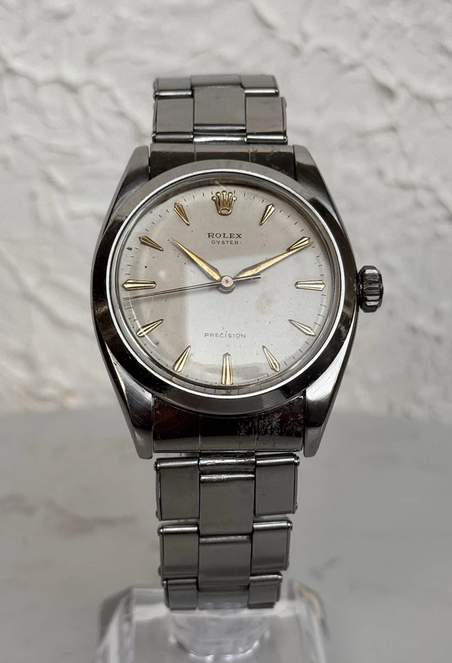 Rolex Oyster Precision 6422 Silver Dial 34mm Cal. 1210 Vintage Rare |||.57 1957 - Image 4 of 4
