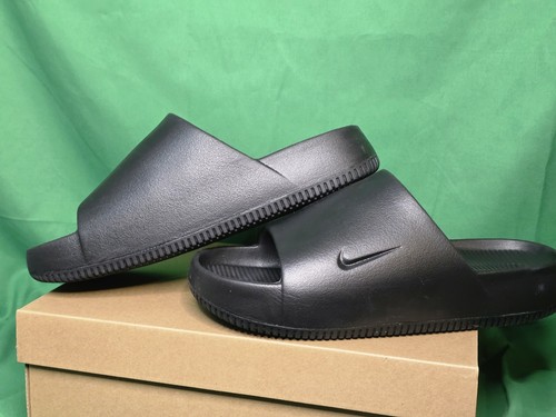  Nike Calm Slides sportlich schwarz Herren Damen - M 11/W 12 - mit Karton - Bild 5 von 6