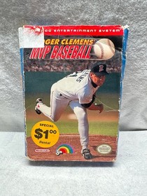 Roger Clemens MVP Baseball Nintendo NES Good Used Condition Video Game