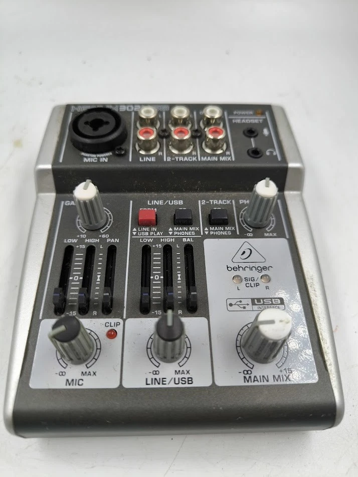 Behringer Xenyx 302USB Mixer - Gebraucht, Betreibt Auf, Kosmetik Kleidung - Bild 2 von 4