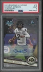 2023 Bowman University Chrome SHEDEUR SANDERS #16 RC 1st Auto PSA 9 Mint FB12