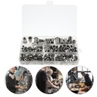 165 stücke Nietmuttern Edelstahl Flachkopf Gewindeeinsatz Rivnuts Sortiment