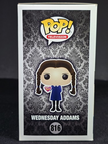 Funko Pop! Vinilo: Televisión #816 The Addams Family Wednesday Addams Hot Topic Ex - Imagen 2 de 6