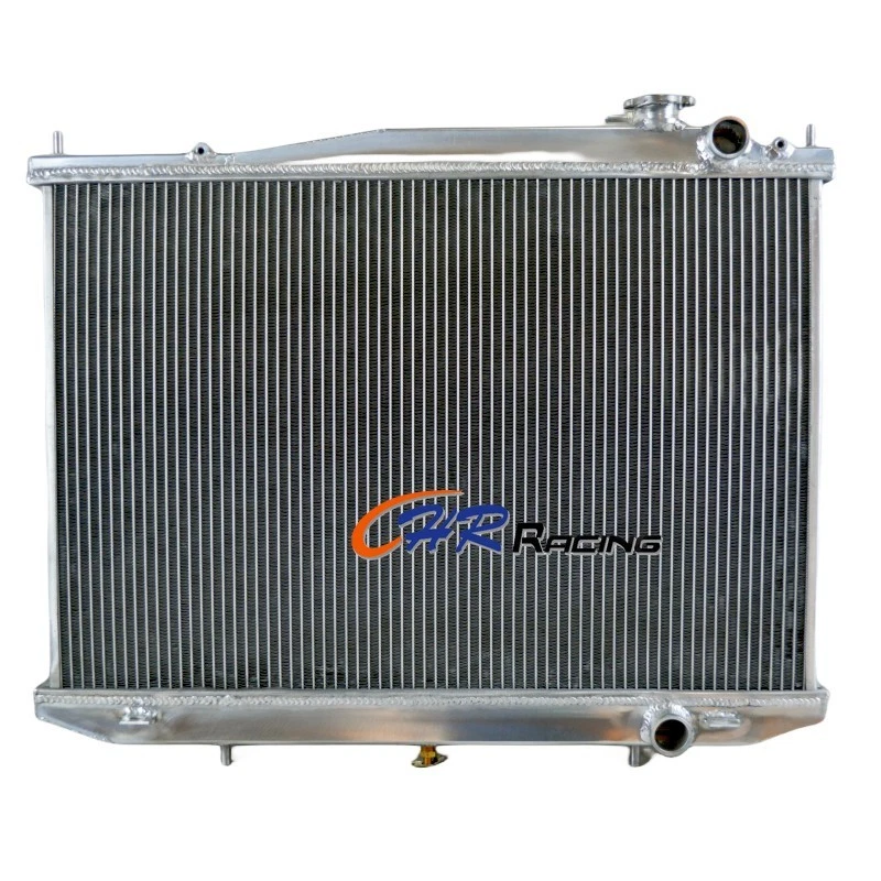 Radiador + ventilador de alumínio #2215 para 1998-2008 Nissan Frontier/Xterra 2.4L 3.3L perfeito estado - Imagem 2 de 4