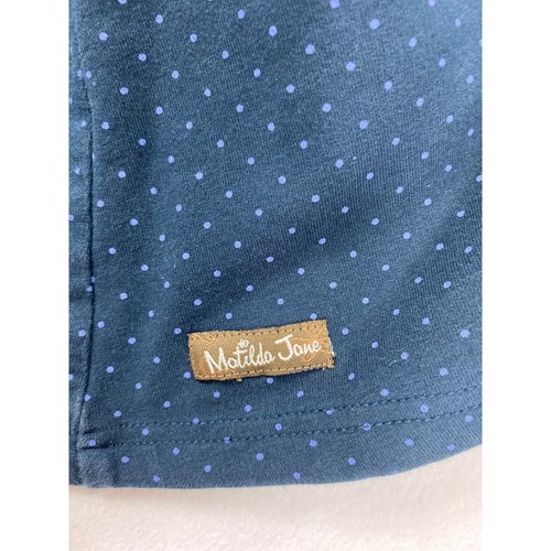 Matilda Jane Beatrice Willow Jacke Damen Large dunkelblau gepunktet Kapuze Mantel - Bild 11 von 13