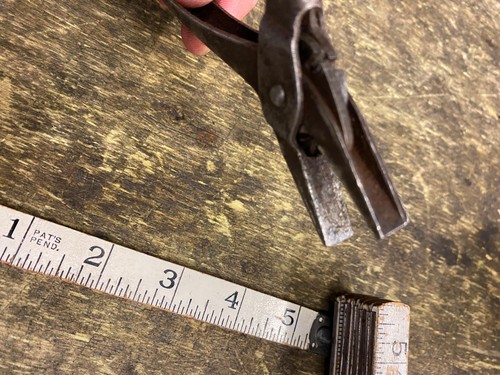Pinza naso piatto vintage 1894 Lodi attrezzi antichi da collezione meccanico fabbro! - Foto 5 di 8