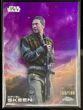 2025 Topps Chrome Star Wars Arvel Skeen Kamino Purple Refractor 109/199 #4