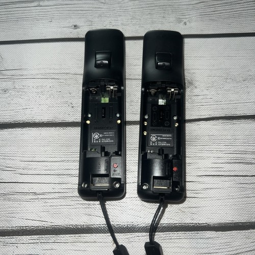 Lot of 2 OEM Black Motion Plus Nintendo Wii Remote Controller Official RVL-036 - Picture 2 of 8