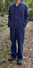 Vintage Cintas Heavy Blue Cotton Twill Mechanic Coverall, 42-RG, Men's / Unisex