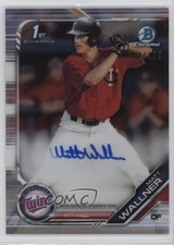 2019 Bowman Draft Chrome Pick Refractor 418/499 Matt Wallner #CDA-MW Auto 2a9