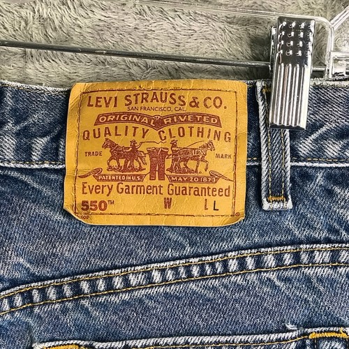 Levi's 550 Jeans Womens 6 L Mis Relaxed Fit Tapered Leg 90s Vintage - Picture 8 of 11