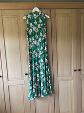 meandem green floral dress size 12 worn once