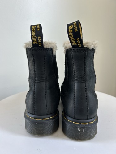 Dr. Martens 2976 Chelsea Boots mit Kunstfellfutter Größe 8 - Bild 8 von 12