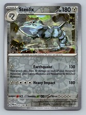 Pokemon Steelix SV04: Paradox Rift 125/182 Near Mint NM Reverse Holo