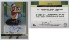 2024 Topps Chrome Auto I Refractor /499 Alexandra Eala #TCA-AEA Rookie Auto RC