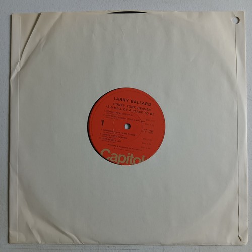 Larry Ballard Honky Tonk Heaven Is A Hell Of A Place To Be Vinyl LP Record Album - Picture 4 of 6