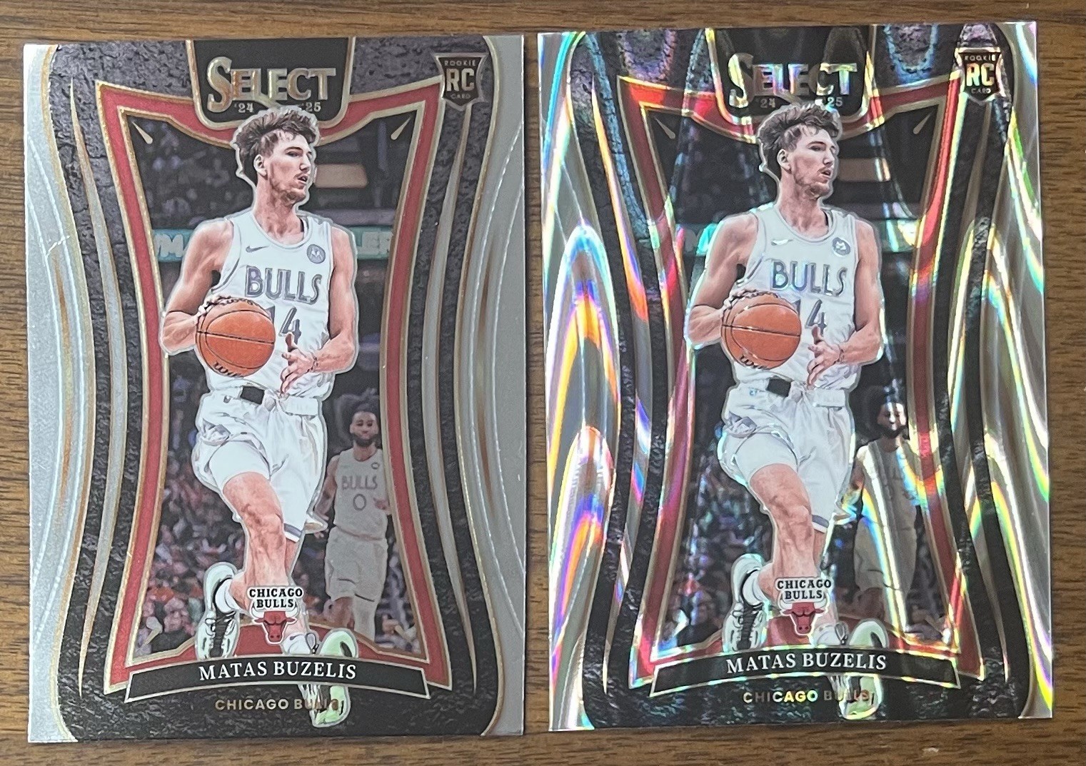 MATAS BUZELIS 2024-25 SELECT MEXZANINI RC 384 BASE + SILVER TECTONIC PRIZM BULLS