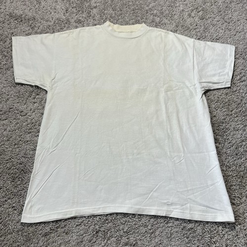 Vintage David Bowie 1990s White Band T Shirt Mens XL Murina Tour Logo - Picture 8 of 8