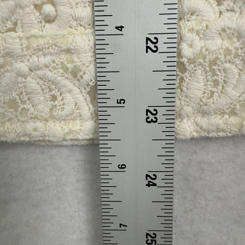 Chaqueta Blazer Vintage DIALOGUE Mujer Grande Blanca Bordada Con Cordones Encaje Y2K - Imagen 9 de 14