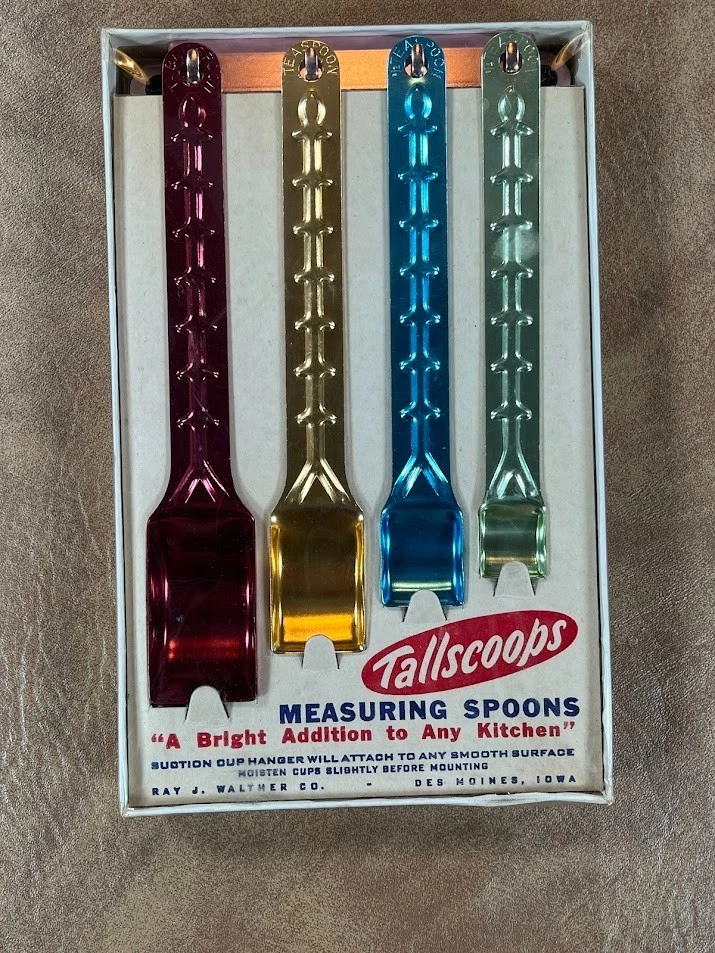 Tallscoops Ray J. Walther Co. Measuring Spoons Brand SHINEY New
Opens in a new window or tab
