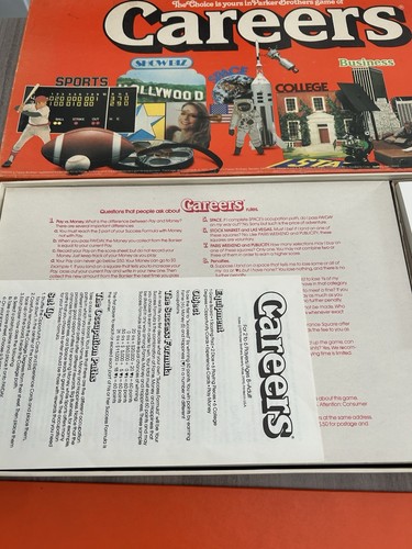 Vintage 1971 Parker Brothers Careers Board game in good condition and complete! - Picture 6 of 11