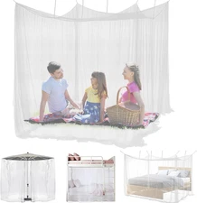 Mosquito Netting for Patio - Extra-Large Mosquito Net for Bed Camping Hammock Po