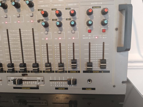 radio shack Vintage Professional Mixer Psm-8080 Pro Series 9 Channel Old Skool - Picture 5 of 14