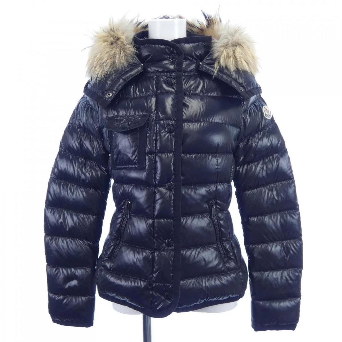 Moncler Black Coats, Jackets & Vests Fur Outer Shell for Women for 