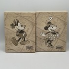 ARTISSIMO MICKEY & MINNIE VINTAGE DELUXE CANVAS WALL WALT DISNEY Size 8.5”x6.5”