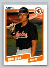 David Segui 1990 Fleer Update #U-69 RC Baltimore Orioles
