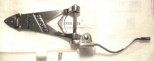 Bigsby® Gretsch Logo B6CW Chrome Vibrato Tailpiece~Chet Atkins Arm~USA~Brand New - Picture 5 of 7