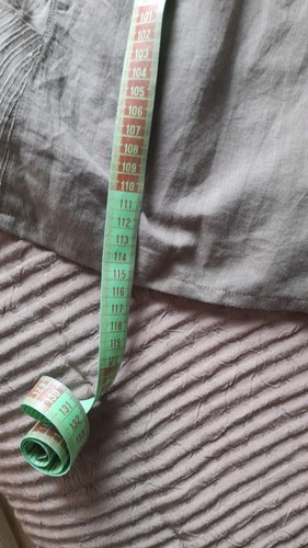 BNWT PER UNA M&S Khaki 50% Cotton 40% Linen Dress UK 14 (fit UK 12) Long Length - Picture 14 of 18