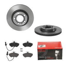 BREMBO BREMSSCHEIBEN Ø280MM + BREMSBELÄGE VORNE FÜR AUDI A4 B5 VW PASSAT B6 B7 