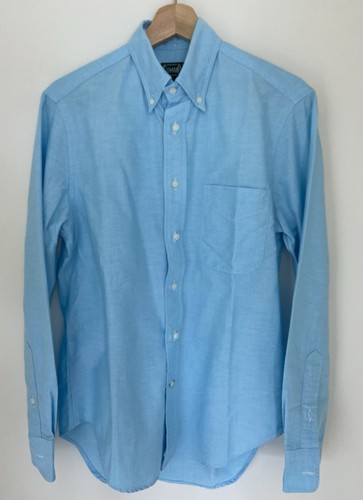 GITMAN BROS VINTAGE Teal Spring Oxford Button Down Shirt SMALL NWOT - Picture 2 of 4