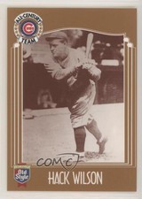 1999 Old Style Chicago Cubs All-Century Team Hack Wilson HOF 0kd8