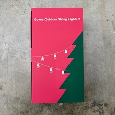 Govee Smart Outdoor String Lights 2, RGBW 96ft (2 Ropes of 48ft) New Sealed