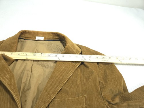 J Crew Jacket Mens Extra Large Brown Corduroy Sport Coat Blazer Vintage Cord - Picture 6 of 8