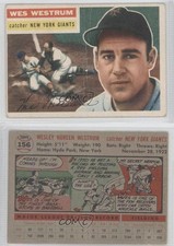 1956 Topps Wes Westrum (Gray Back) #156