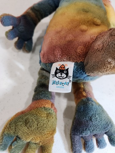 Jellycat London Colin Chameleon Lizard Plush Stuffed Animal Retired Jelly Cat - Picture 7 of 11