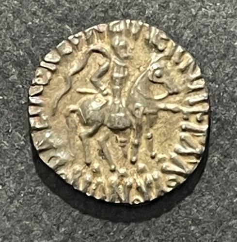 INDO-SCYTHIAN ND 100-65 BC AR Drachma Coin: Vonones