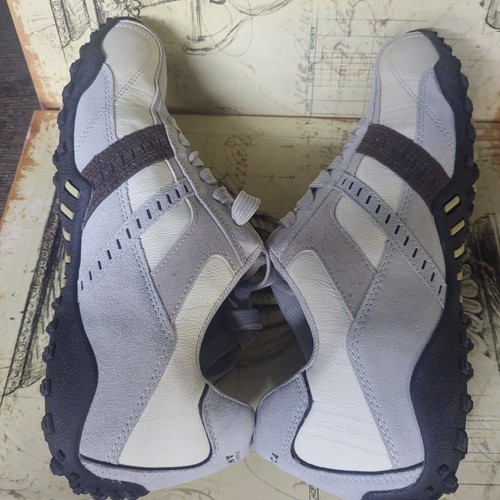 Scarpe da uomo taglia 11,5 Perry Ellis America Franklin Skr grigio/beige pelle scamosciata - Foto 19 di 24